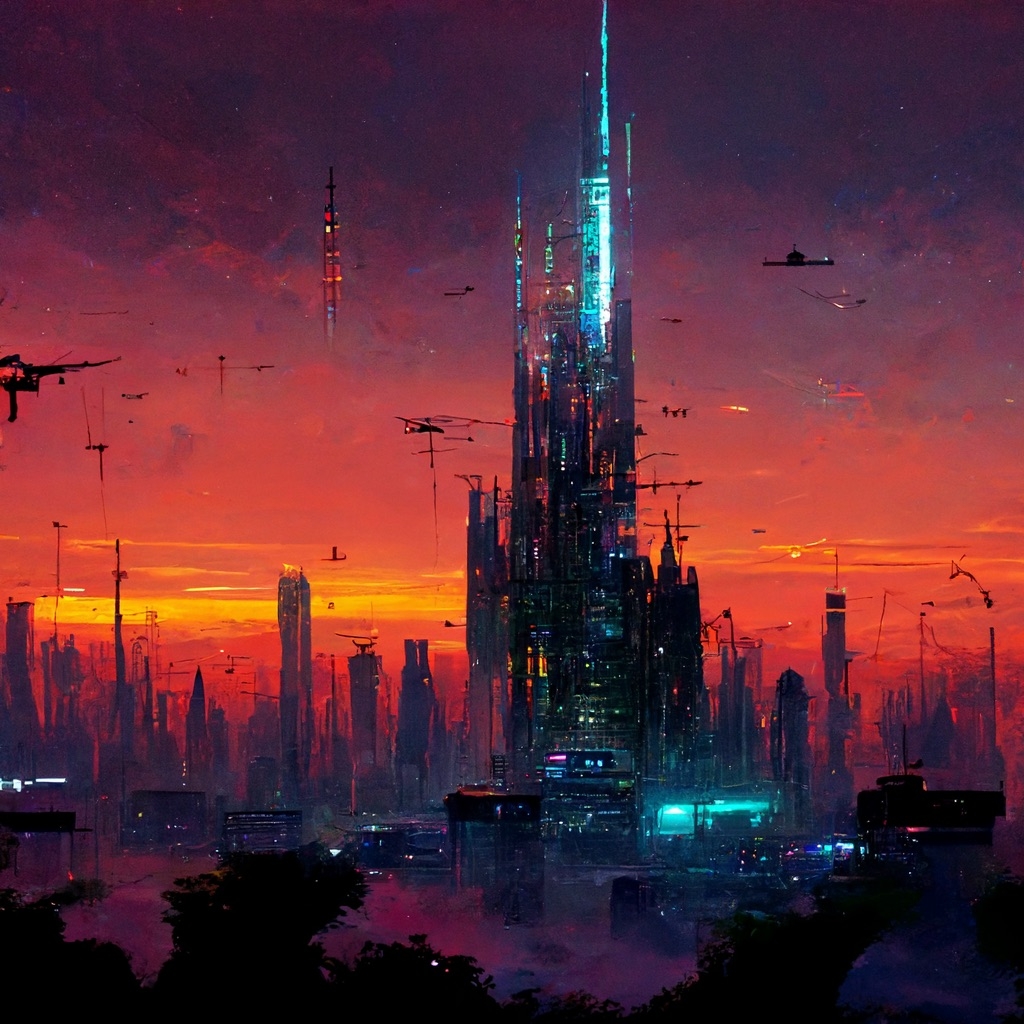 Cyberpunk City banner